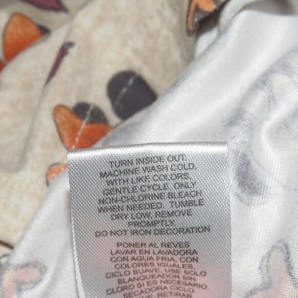 Disney Minnie Mouse Tan Ruffle Sleeve Toddler Graphic Top - Picture 7 of 7